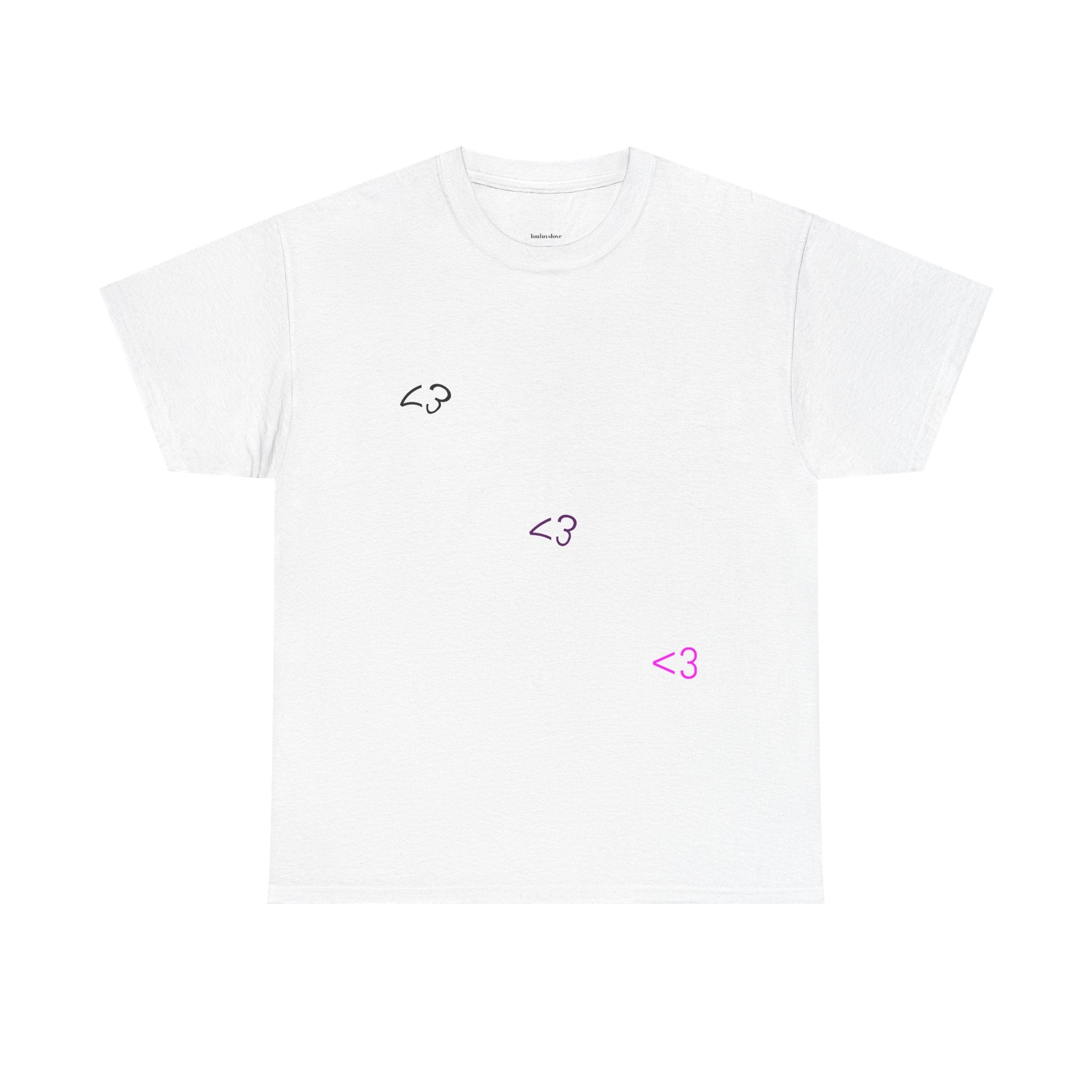 <3 Heart Code Tee