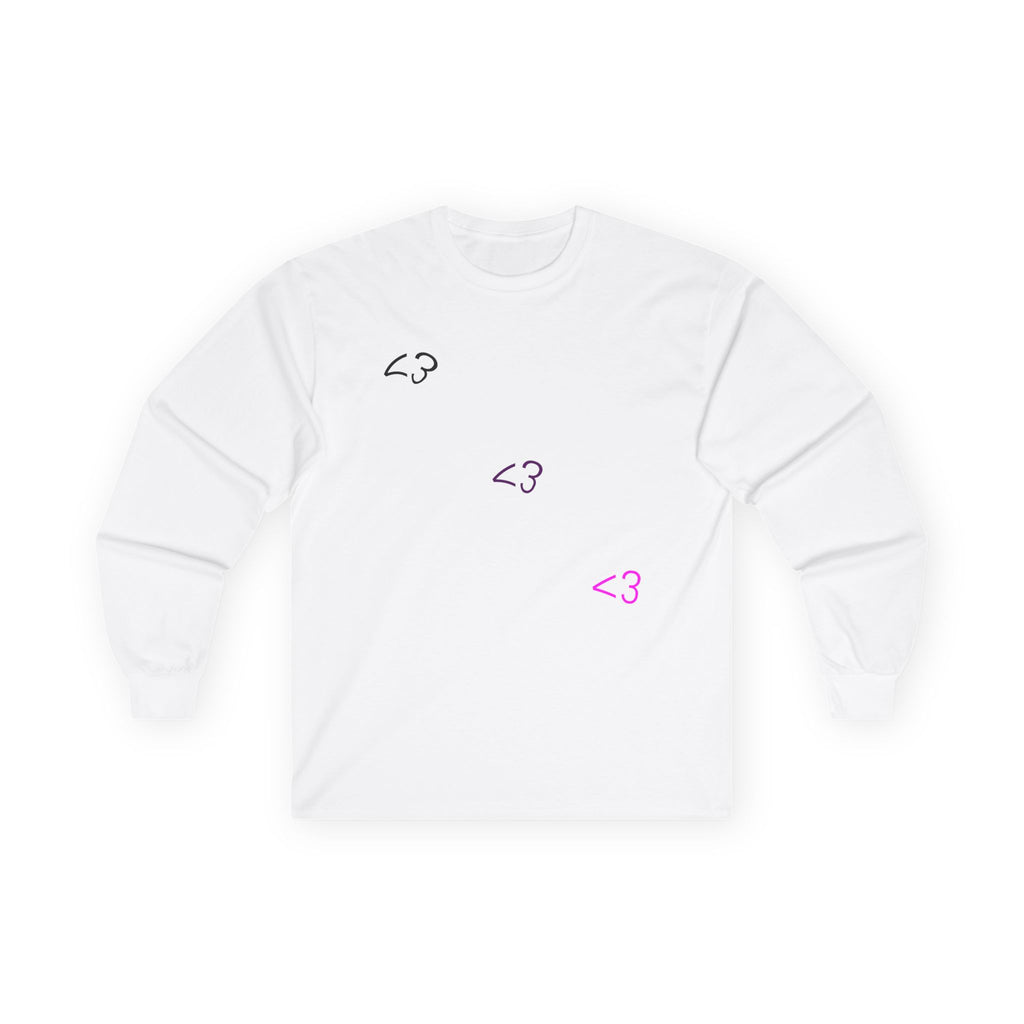 <3  Long Sleeve Tee
